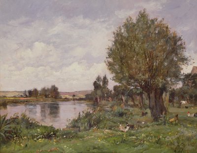 Scène de rivière rurale, 1875 - Alexandre Defaux